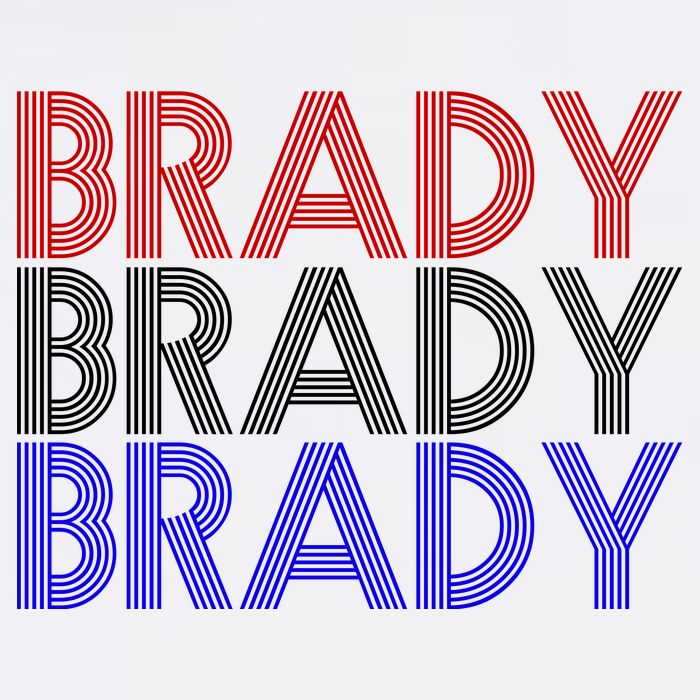 Retro Brady Brady Brady Golf Towel