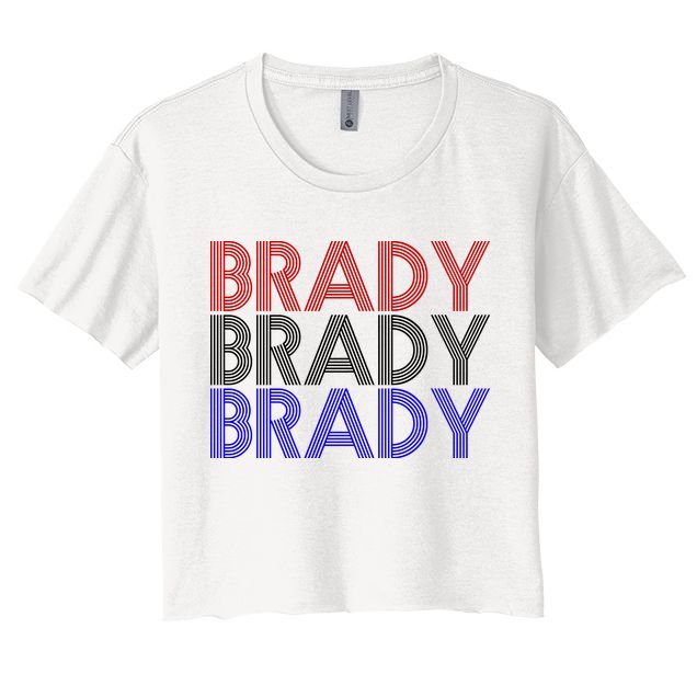 Retro Brady Brady Brady Crop Top