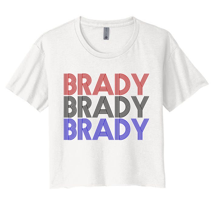 Retro Brady Brady Brady Crop Top