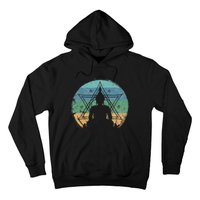 Retro Buddha Buddhist Yoga Spiritual Meditation Zen Hoodie