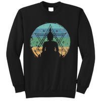 Retro Buddha Buddhist Yoga Spiritual Meditation Zen Sweatshirt