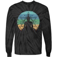 Retro Buddha Buddhist Yoga Spiritual Meditation Zen Tie-Dye Long Sleeve Shirt