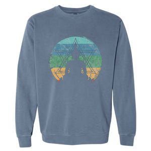 Retro Buddha Buddhist Yoga Spiritual Meditation Zen Garment-Dyed Sweatshirt