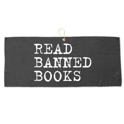 Read Banned Books Vintage I Read Banned Books Gift Large Microfiber Waffle Golf Towel