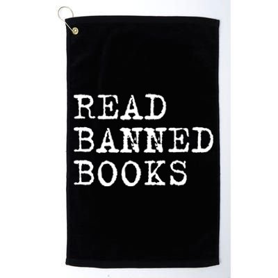 Read Banned Books Vintage I Read Banned Books Gift Platinum Collection Golf Towel