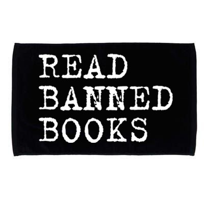 Read Banned Books Vintage I Read Banned Books Gift Microfiber Hand Towel