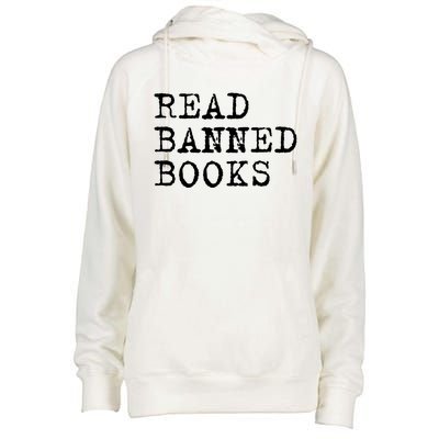 Read Banned Books Vintage I Read Banned Books Gift Womens Funnel Neck Pullover Hood