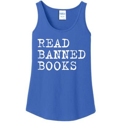 Read Banned Books Vintage I Read Banned Books Gift Ladies Essential Tank