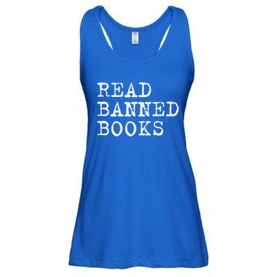 Read Banned Books Vintage I Read Banned Books Gift Ladies Essential Flowy Tank