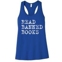 Read Banned Books Vintage I Read Banned Books Gift Women's Racerback Tank