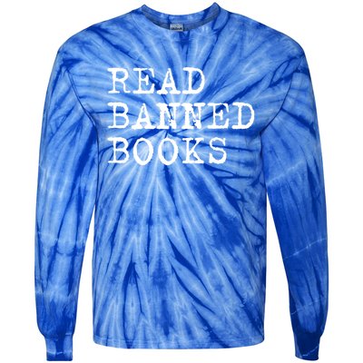 Read Banned Books Vintage I Read Banned Books Gift Tie-Dye Long Sleeve Shirt