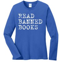 Read Banned Books Vintage I Read Banned Books Gift Ladies Long Sleeve Shirt