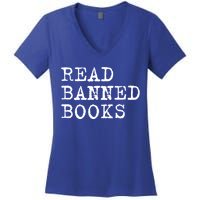 Read Banned Books Vintage I Read Banned Books Gift Women's V-Neck T-Shirt