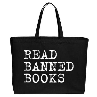 Read Banned Books Vintage I Read Banned Books Gift Cotton Canvas Jumbo Tote