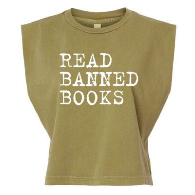 Read Banned Books Vintage I Read Banned Books Gift Garment-Dyed Women's Muscle Tee