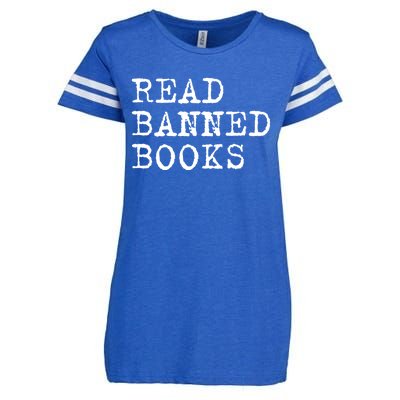 Read Banned Books Vintage I Read Banned Books Gift Enza Ladies Jersey Football T-Shirt