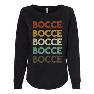 Retro Bocce Ball Cool Gift Womens California Wash Sweatshirt