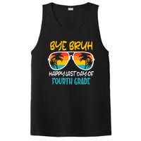 Retro Bye Bruh Fourth Grade Happy Last Day Of School PosiCharge Competitor Tank