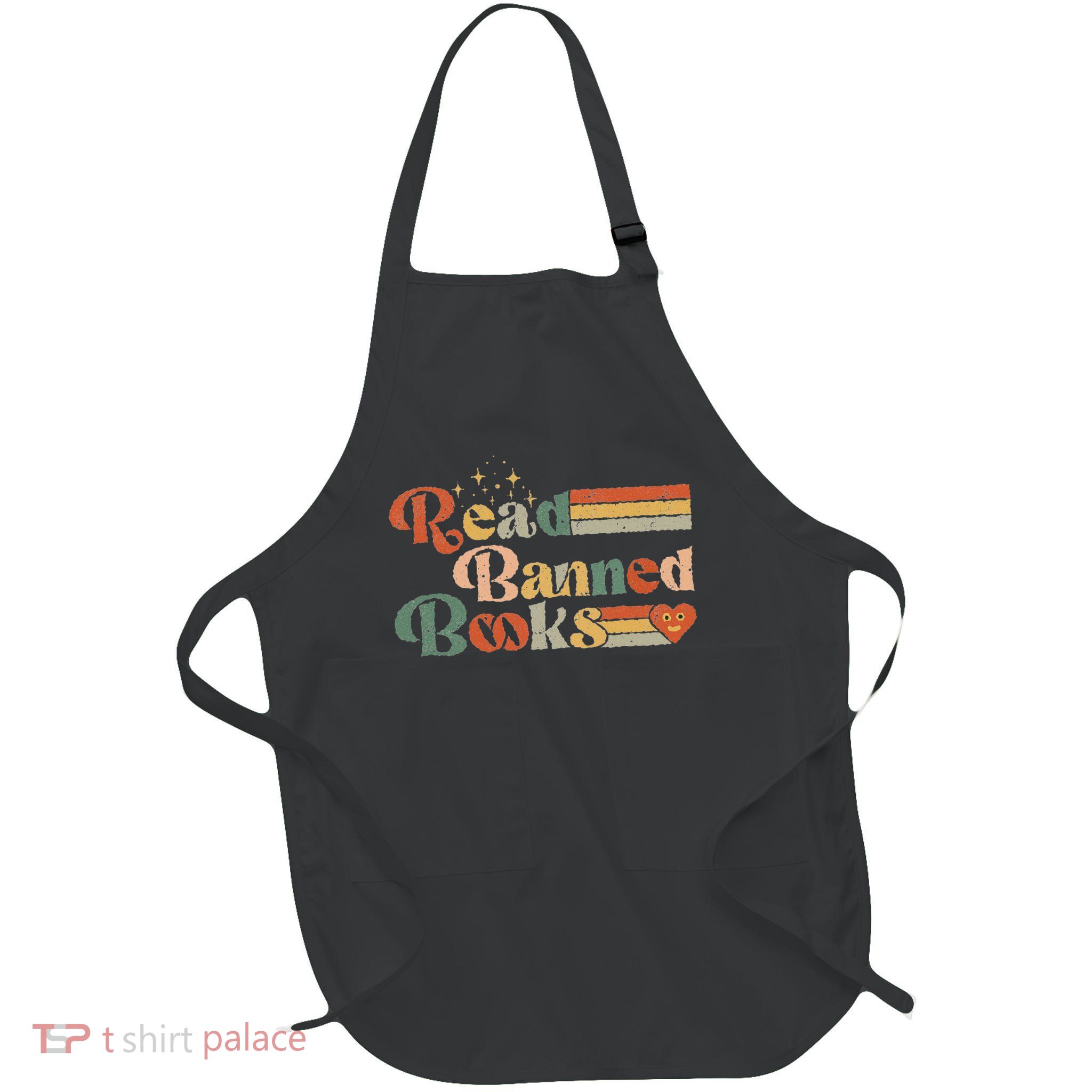 Read Banned Books Week Reader Full-Length Apron With Pockets