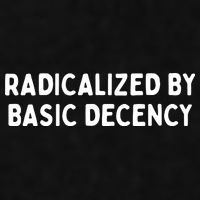 Radicalized By Basic Decency Ladies PosiCharge Tri-Blend Wicking Tank