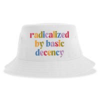Radicalized By Basic Decency Women Sustainable Bucket Hat