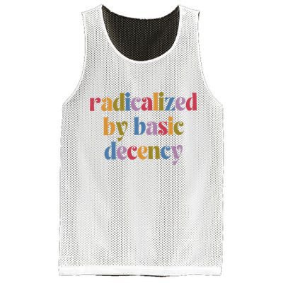 Radicalized By Basic Decency Women Mesh Reversible Basketball Jersey Tank