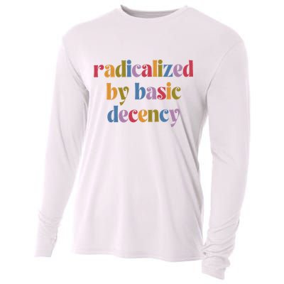 Radicalized By Basic Decency Women Cooling Performance Long Sleeve Crew