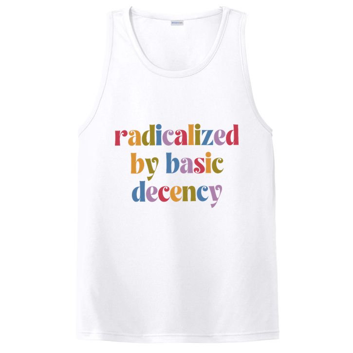 Radicalized By Basic Decency Women PosiCharge Competitor Tank