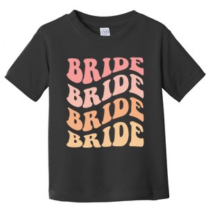 Retro Batch Bachelorette Party Outfit Bride Funny Toddler T-Shirt