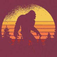 Retro Bigfoot Believer Silhouette Sasquatch Hide And Seek 16oz Travel Tumbler
