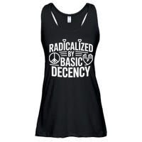 Radicalized By Basic Decency Protest Resist Persist Ladies Essential Flowy Tank