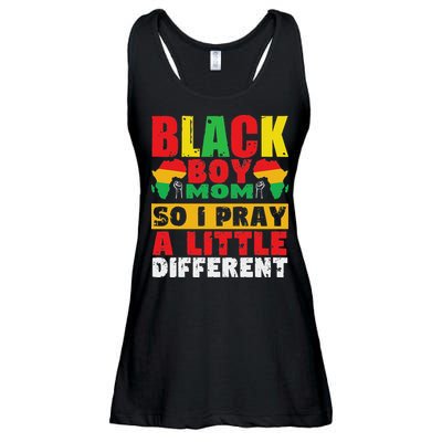 Religious Black Boy Mom Mama Black History Month African Ladies Essential Flowy Tank