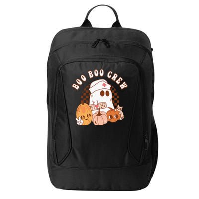 Retro Boo Boo Crew Cute Nurse Halloween Party Funny City Backpack