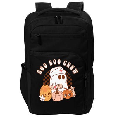 Retro Boo Boo Crew Cute Nurse Halloween Party Funny Impact Tech Backpack