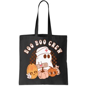 Retro Boo Boo Crew Cute Nurse Halloween Party Funny Tote Bag