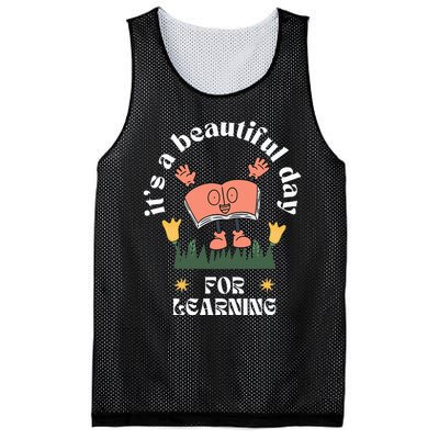 Read Books Beautiful Day for Learning iep Goals Teacher Fun Mesh Reversible Basketball Jersey Tank