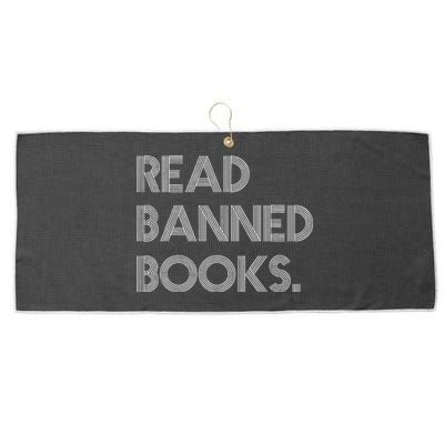 Read Banned Books Librarians Banned Books Week Retro Vintage Large Microfiber Waffle Golf Towel