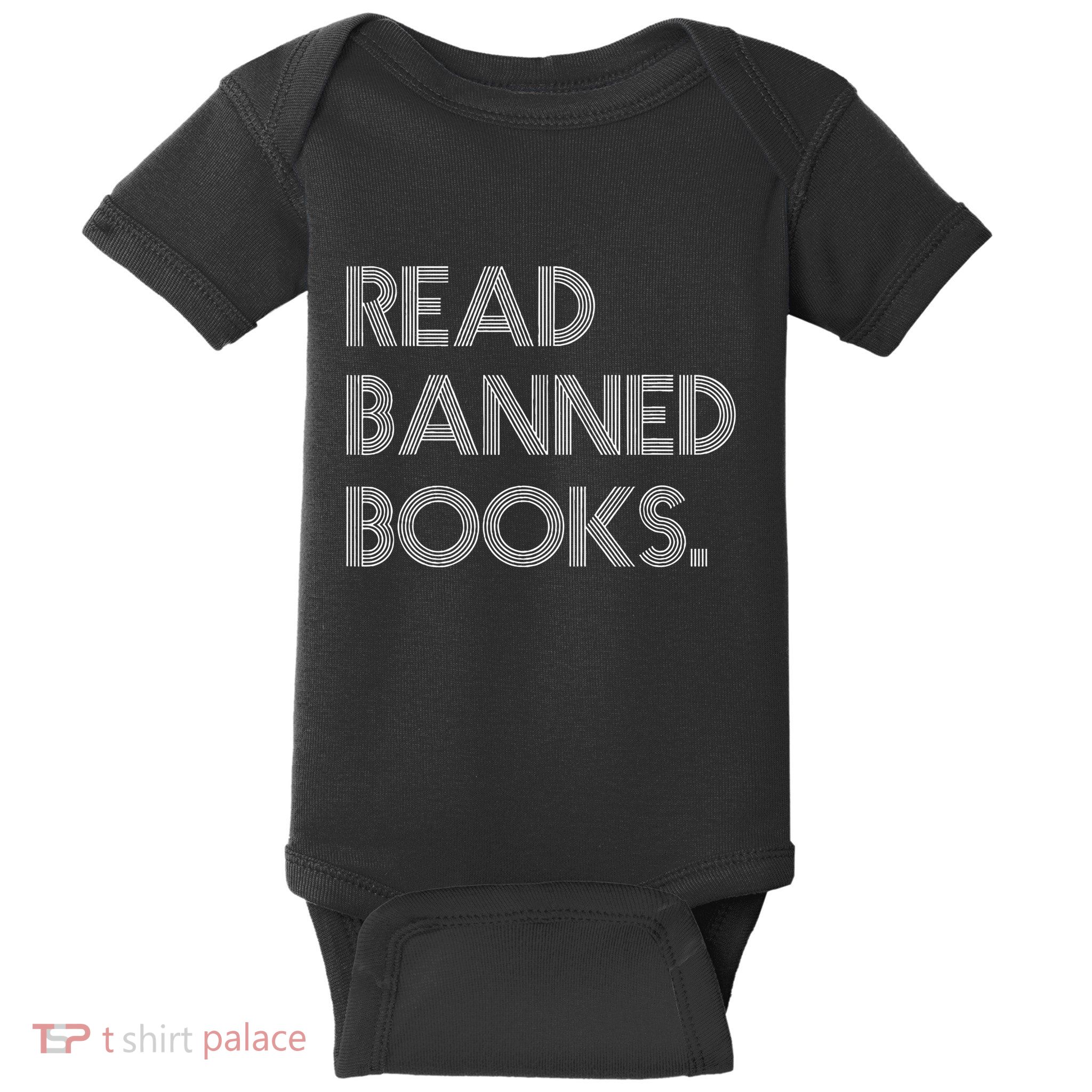 Read Banned Books Librarians Banned Books Week Retro Vintage Baby Bodysuit