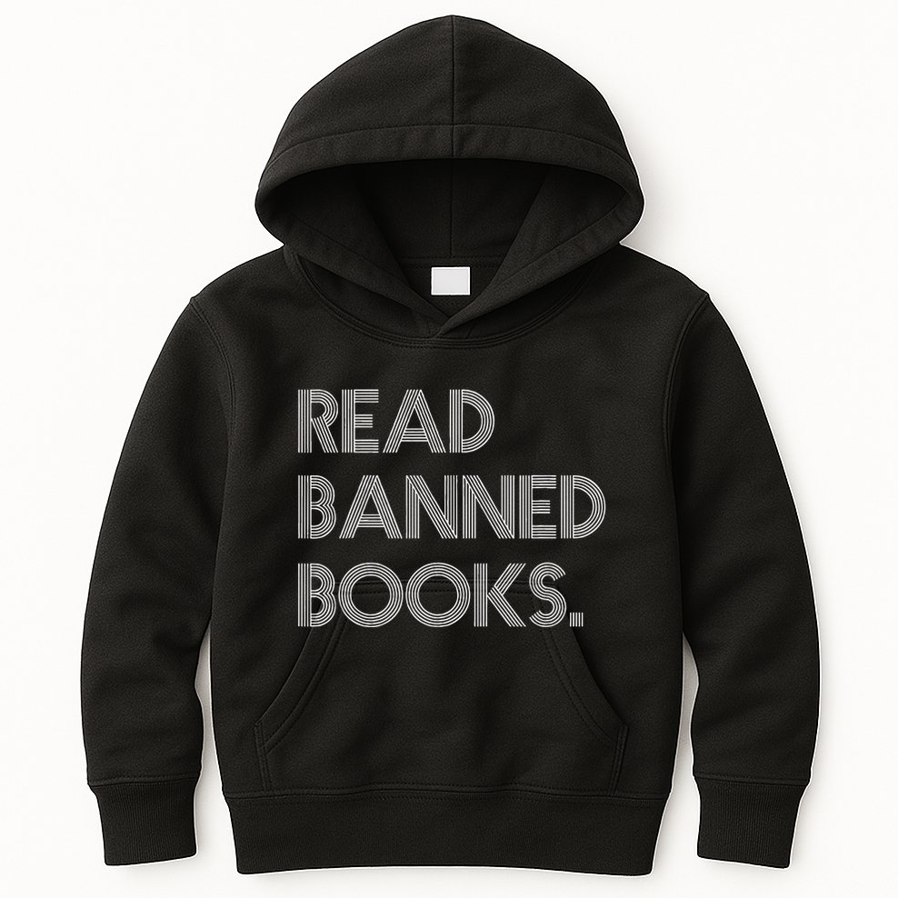 Read Banned Books Librarians Banned Books Week Retro Vintage Kids Hoodie