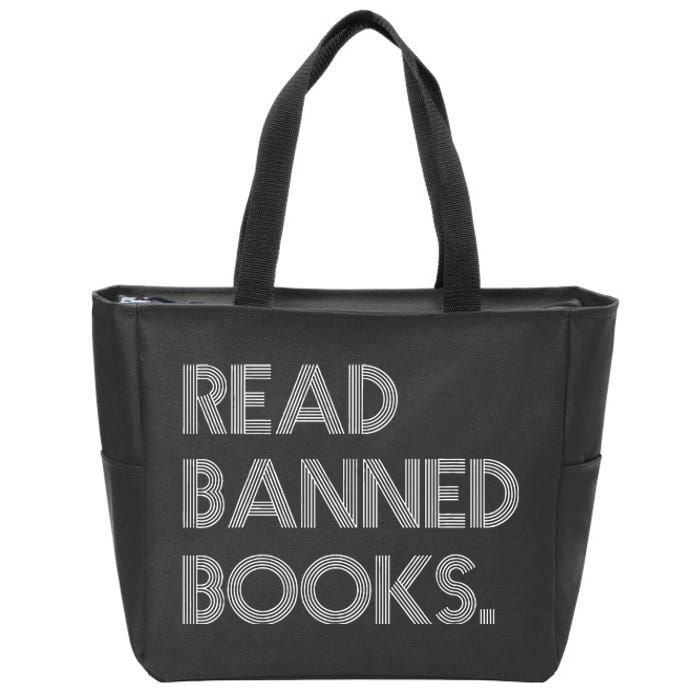 Read Banned Books Librarians Banned Books Week Retro Vintage Zip Tote Bag