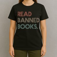 Read Banned Books Librarians Banned Books Week Retro Vintage T-Shirt
