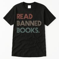 Read Banned Books Librarians Banned Books Week Retro Vintage Tall T-Shirt