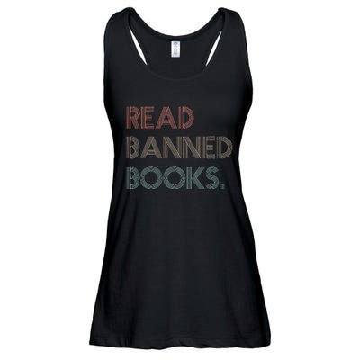 Read Banned Books Librarians Banned Books Week Retro Vintage Ladies Essential Flowy Tank