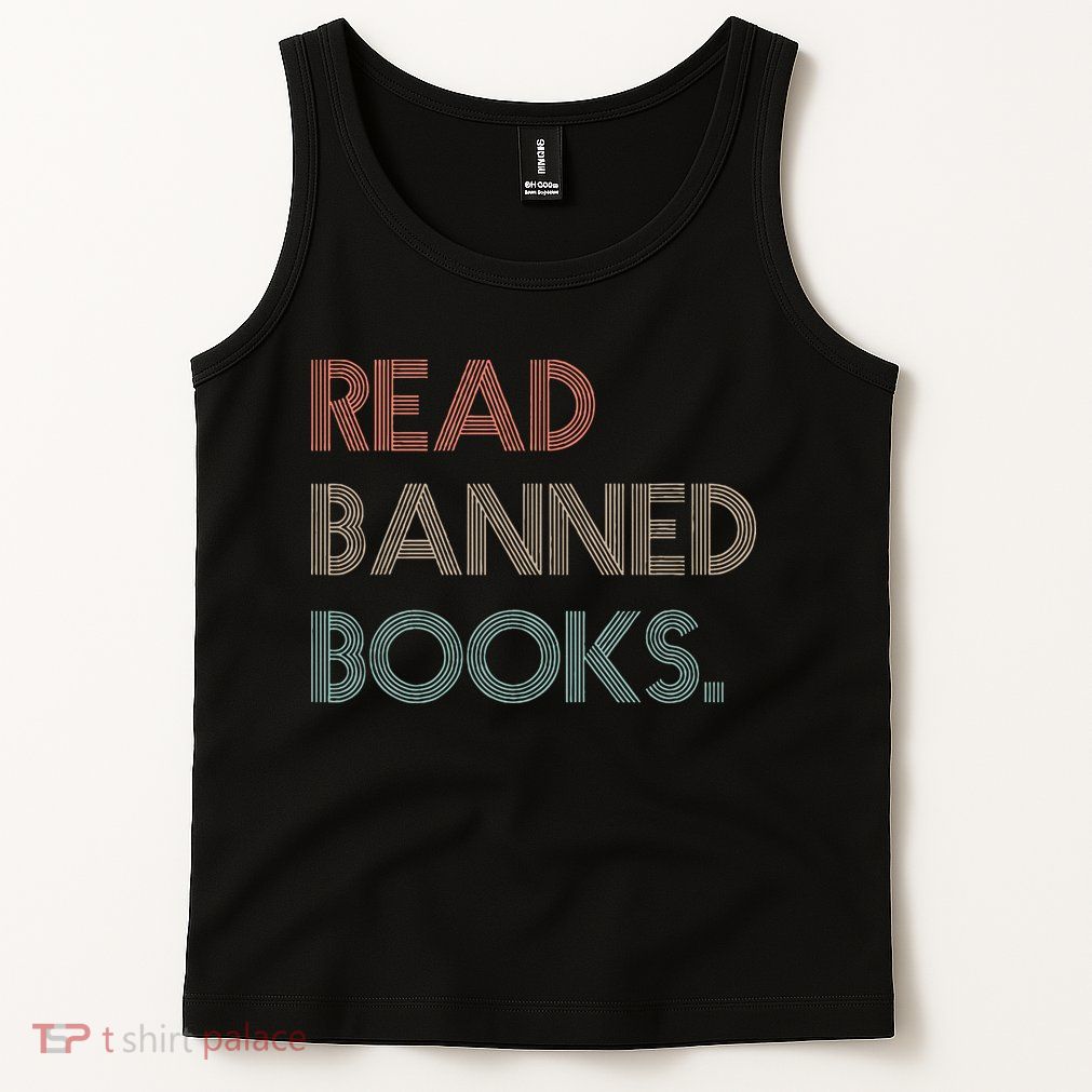 Read Banned Books Librarians Banned Books Week Retro Vintage Tank Top