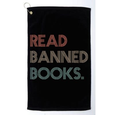 Read Banned Books Librarians Banned Books Week Retro Vintage Golf Towel