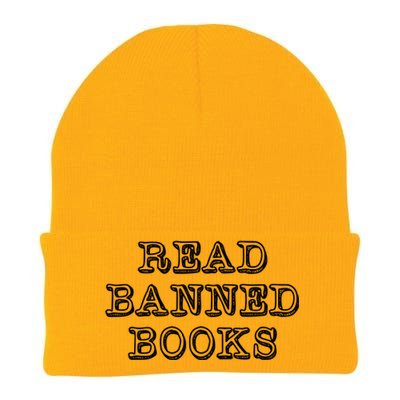 Read Banned Books Knit Cap Winter Beanie