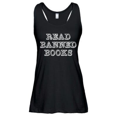 Read Banned Books Ladies Essential Flowy Tank