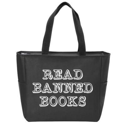 Read Banned Books Zip Tote Bag