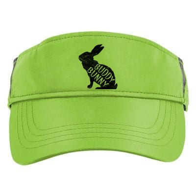 Retro Buddy Bunny Gift Dad Rabbit Matching Family Easter Gift Adult Drive Performance Visor