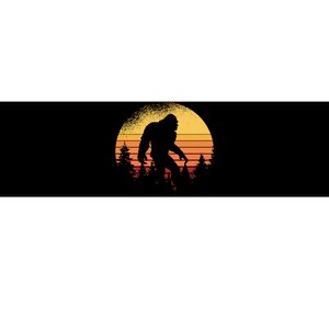 Retro Bigfoot Believer Silhouette Sasquatch Hide And Seek Bumper Sticker